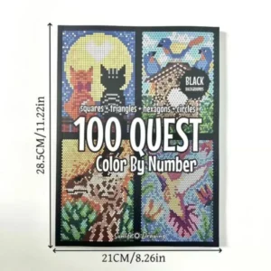 100 Quest Color By Number