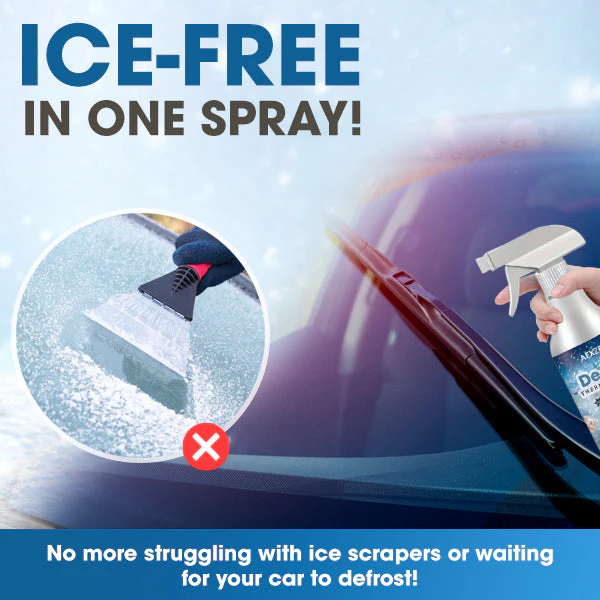 AEXZR™ De-ice Thermal Spray works on all vehicle surfaces.