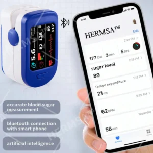 Get 99.9% accuracy in health tracking with HERMSA™ High-Precision Multi-Purpose Non-Invasive Medical Device.