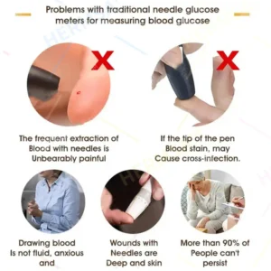 Use HERMSA™ High-Precision Multi-Purpose Non-Invasive Medical Device for simple, pain-free blood glucose measurement.