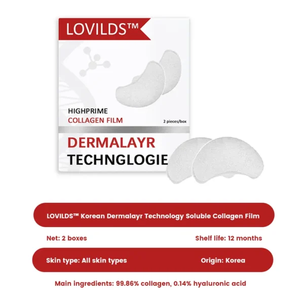 LOVILDS™ Korean Dermalayr Technology Soluble Collagen Film