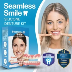 Revitalize Your Denture Comfort with Seamless Smile Silicone Denture Kit: Our Seamless Smile Silicone Denture Kit ensures a perfect, irritation-free fit every time.