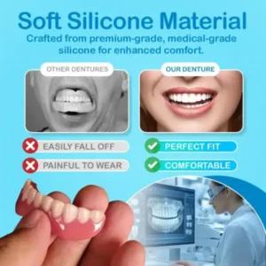 Revitalize Your Denture Comfort with Seamless Smile Silicone Denture Kit: Our Seamless Smile Silicone Denture Kit ensures a perfect, irritation-free fit every time.