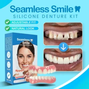 Revitalize Your Denture Comfort with Seamless Smile Silicone Denture Kit: Our Seamless Smile Silicone Denture Kit ensures a perfect, irritation-free fit every time.