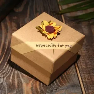 You Are My Sunshine Sunflower Necklace With Gift Box