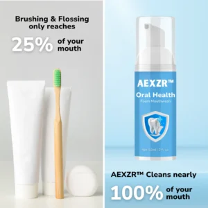 AEXZR™ Oral Health Foam Mouthwash