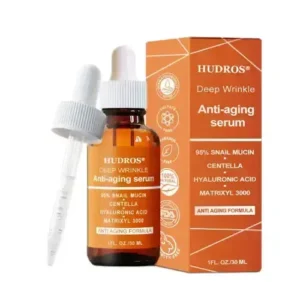 HUDROS® Deep Wrinkle Anti-Aging Serum – Gentle Day & Night Skincare